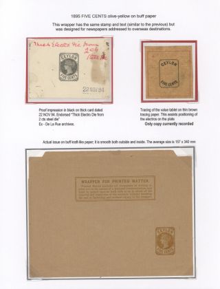 CEYLON POSTAL STATIONERY 1857-1935 – sheet 54