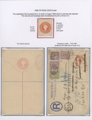 CEYLON POSTAL STATIONERY 1857-1935 – sheet 114