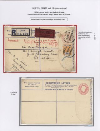 CEYLON POSTAL STATIONERY 1857-1935 – sheet 123