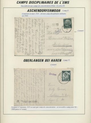CAMPS, PRISONS, GHETTOS 1933-1945 – sheet 3