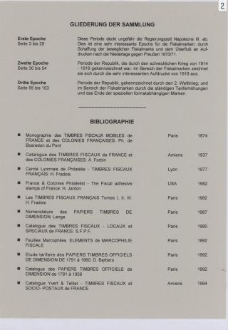 FRENCH REVENUE STAMPS „DIMENSION“ - HISTORICAL OVERVIEW – sheet 3