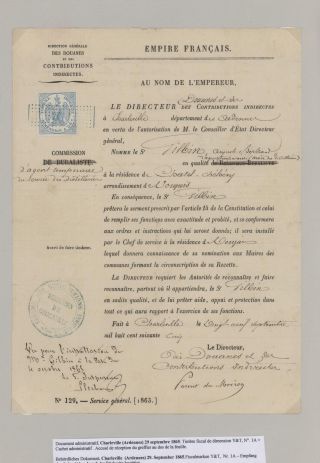 FRENCH REVENUE STAMPS „DIMENSION“ - HISTORICAL OVERVIEW – sheet 6