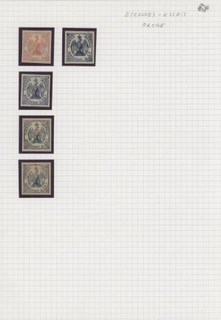 FRENCH REVENUE STAMPS „DIMENSION“ - HISTORICAL OVERVIEW – sheet 11