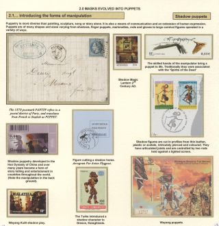 THE EVOLUTION OF PUPPETRY – sheet 13