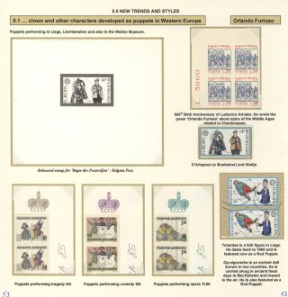 THE EVOLUTION OF PUPPETRY – sheet 53