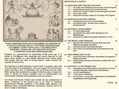 THE EVOLUTION OF PUPPETRY