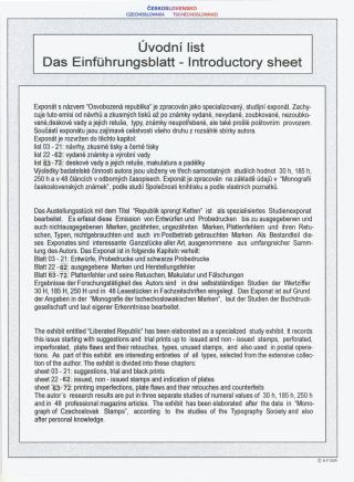 LIBERATED REPUBLIC - SAMPLES FROM THE SPECIALIZED STUDY COLLECTION – sheet 2