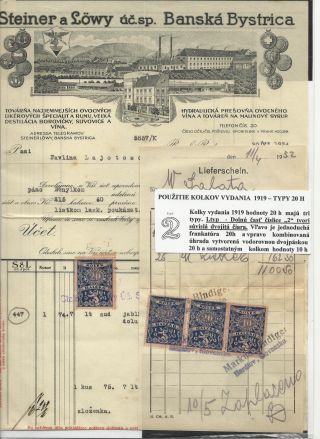 TSCHECHOSLOWAKEI - DOKUMENTEN MIT STEMPELMARKEN 1918-1939 – Blatt 9
