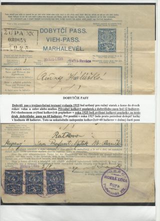 ČESKOSLOVENSKO - LISTINY S KOLKY 1918-1939 – list 17