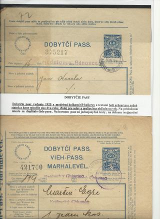 ČESKOSLOVENSKO - LISTINY S KOLKY 1918-1939 – list 19