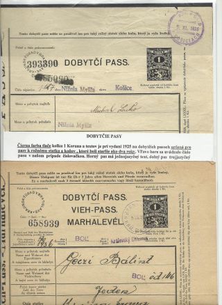 ČESKOSLOVENSKO - LISTINY S KOLKY 1918-1939 – list 20