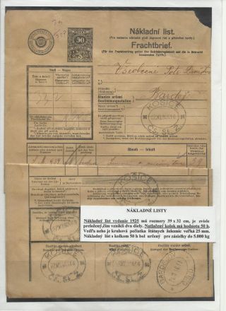 ČESKOSLOVENSKO - LISTINY S KOLKY 1918-1939 – list 24