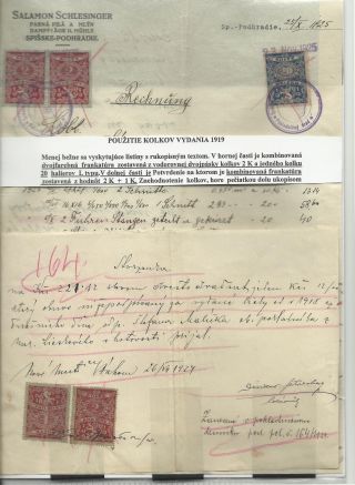 ČESKOSLOVENSKO - LISTINY S KOLKY 1918-1939 – list 36