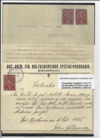 ČESKOSLOVENSKO - LISTINY S KOLKY 1918-1939 – list 42