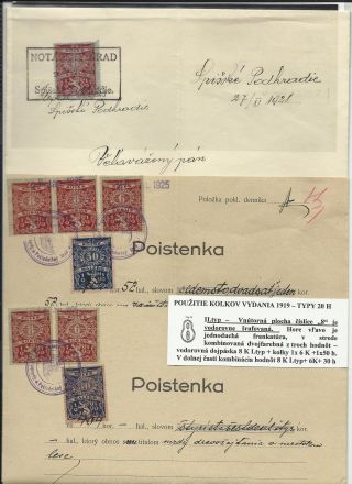 ČESKOSLOVENSKO - LISTINY S KOLKY 1918-1939 – list 46