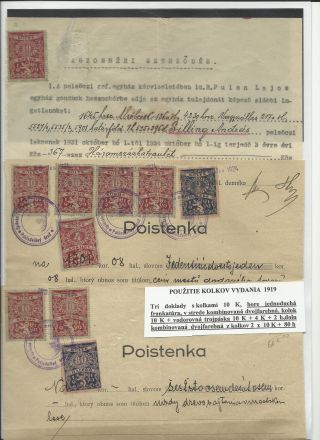 ČESKOSLOVENSKO - LISTINY S KOLKY 1918-1939 – list 47