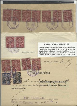 ČESKOSLOVENSKO - LISTINY S KOLKY 1918-1939 – list 48