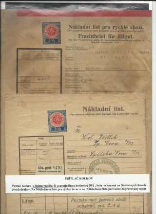 ČESKOSLOVENSKO - LISTINY S KOLKY 1918-1939 – list 53