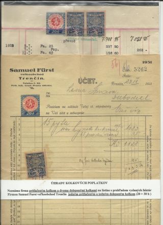 ČESKOSLOVENSKO - LISTINY S KOLKY 1918-1939 – list 56
