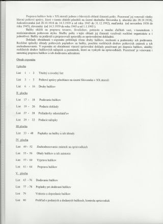 SLOWAKEI - PAKETKARTEN IN 20. JAHRHUNDERT – Blatt 2