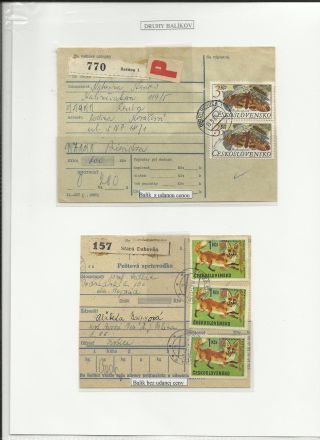 SLOWAKEI - PAKETKARTEN IN 20. JAHRHUNDERT – Blatt 10