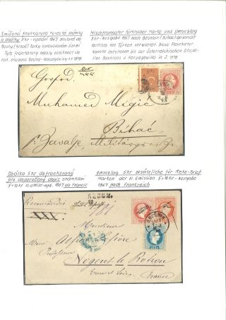 ÖSTERREICH: GANZSACHENUMSCHLÄGE UND SONSTIGE GANZSACHEN 1867-1918 – Blatt 4