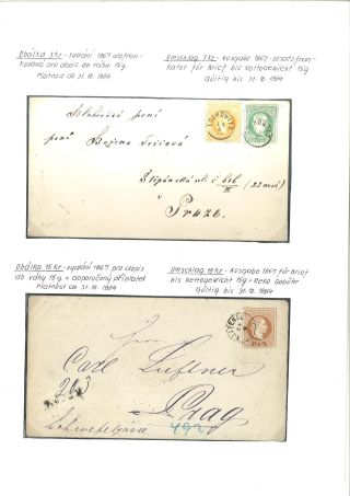 ÖSTERREICH: GANZSACHENUMSCHLÄGE UND SONSTIGE GANZSACHEN 1867-1918 – Blatt 5