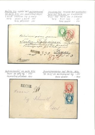 ÖSTERREICH: GANZSACHENUMSCHLÄGE UND SONSTIGE GANZSACHEN 1867-1918 – Blatt 7