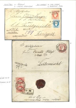 ÖSTERREICH: GANZSACHENUMSCHLÄGE UND SONSTIGE GANZSACHEN 1867-1918 – Blatt 8