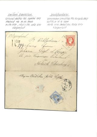 ÖSTERREICH: GANZSACHENUMSCHLÄGE UND SONSTIGE GANZSACHEN 1867-1918 – Blatt 10