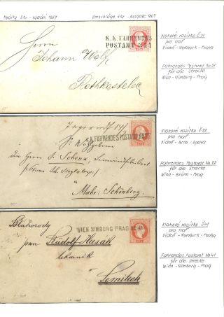 ÖSTERREICH: GANZSACHENUMSCHLÄGE UND SONSTIGE GANZSACHEN 1867-1918 – Blatt 13