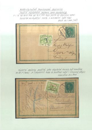 CELINY ČSR 1918-1924 – list 8