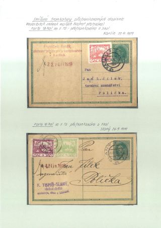 CELINY ČSR 1918-1924 – list 9