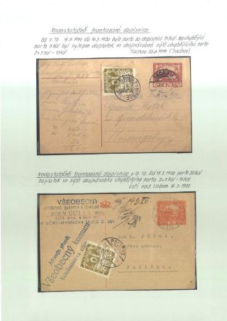 CELINY ČSR 1918-1924 – list 42