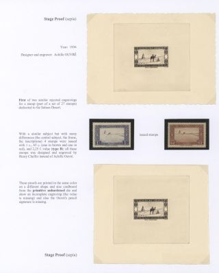 ALGERIA 1930-1956, PROOFS – sheet 7