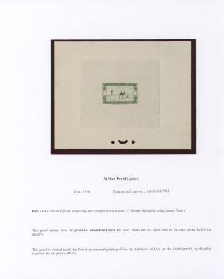 ALGERIA 1930-1956, PROOFS – sheet 9