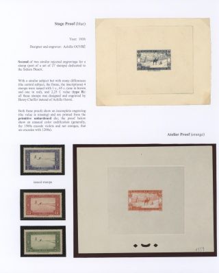 ALGERIA 1930-1956, PROOFS – sheet 10