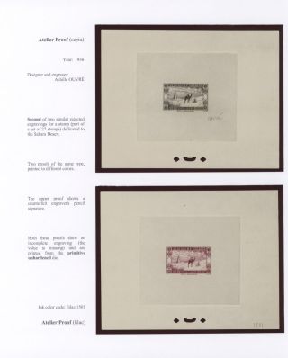 ALGERIA 1930-1956, PROOFS – sheet 11