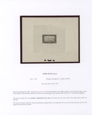 ALGERIA 1930-1956, PROOFS – sheet 12
