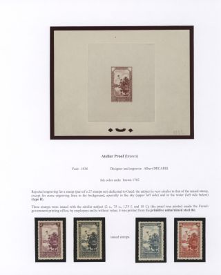 ALGERIA 1930-1956, PROOFS – sheet 13