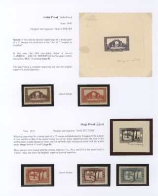 ALGERIA 1930-1956, PROOFS – sheet 15