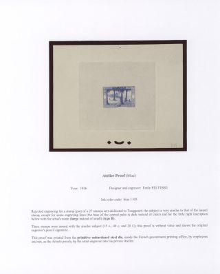 ALGERIA 1930-1956, PROOFS – sheet 16