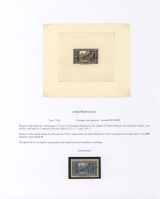 ALGERIEN 1930-1956, DRUCKPROBEN – Blatt 20
