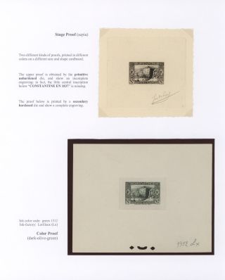 ALGERIEN 1930-1956, DRUCKPROBEN – Blatt 24