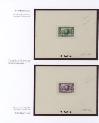 ALGERIEN 1930-1956, DRUCKPROBEN – Blatt 25