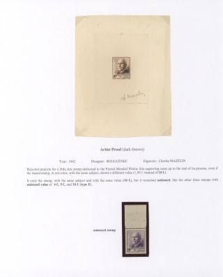 ALGERIEN 1930-1956, DRUCKPROBEN – Blatt 31