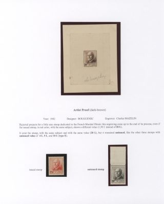 ALGERIEN 1930-1956, DRUCKPROBEN – Blatt 32