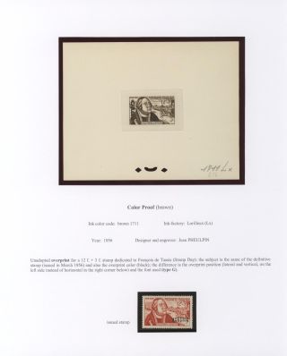 ALGERIA 1930-1956, PROOFS – sheet 65