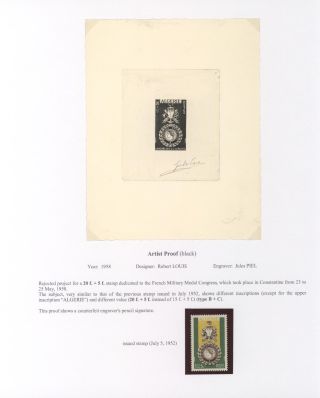 ALGERIA 1930-1956, PROOFS – sheet 66
