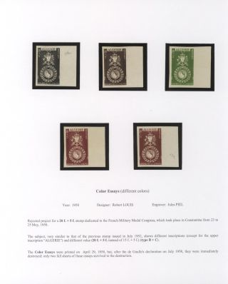 ALGERIA 1930-1956, PROOFS – sheet 67
